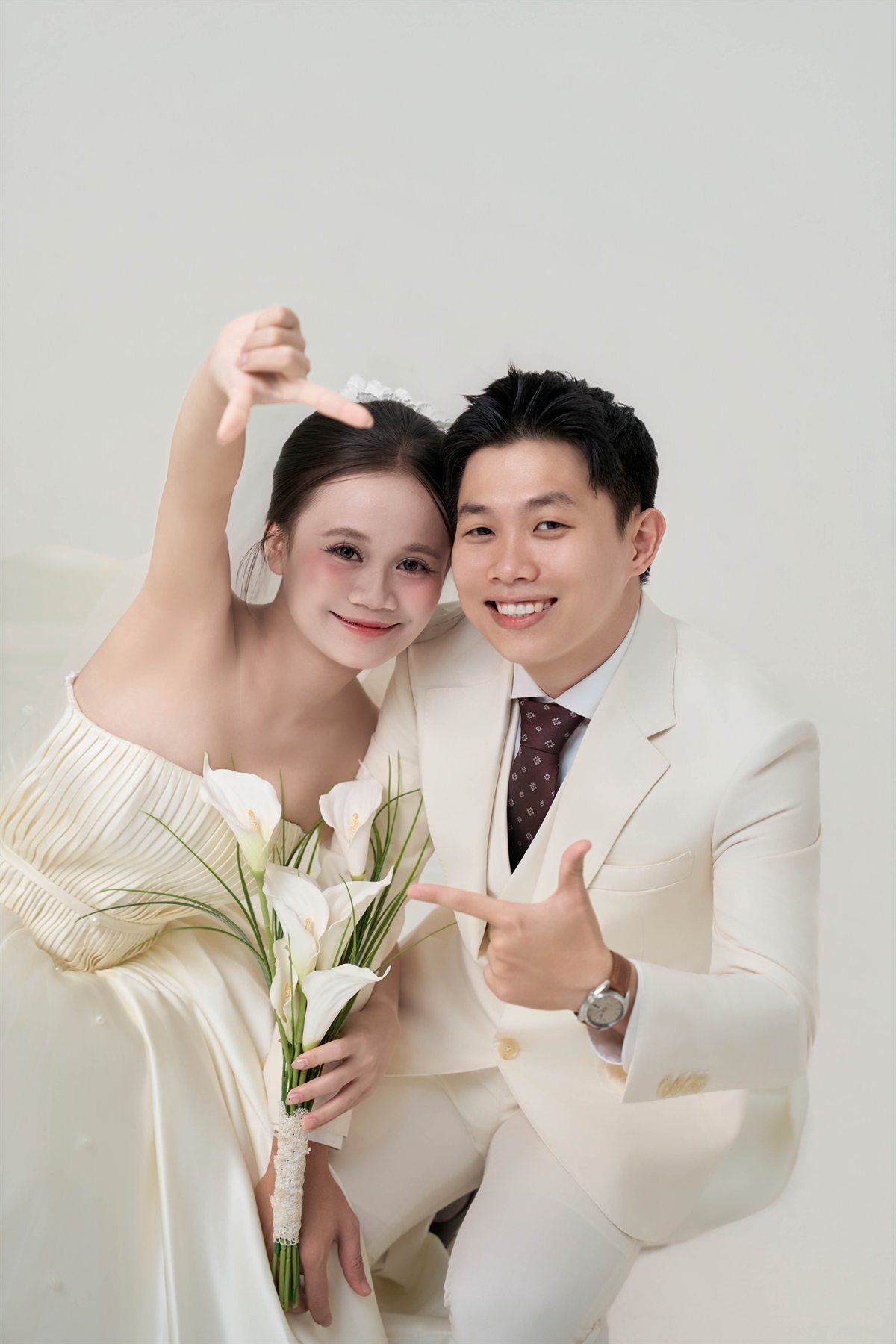 Quỳnh Anh và Sang trong bộ ảnh cưới